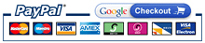 We accept all major cards, PayPal and Google Checkout We accept all major cards, PayPal and Google Checkout